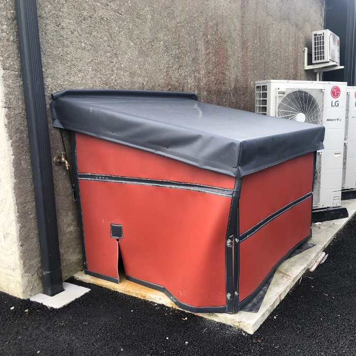 housse de protection machine industrielle
