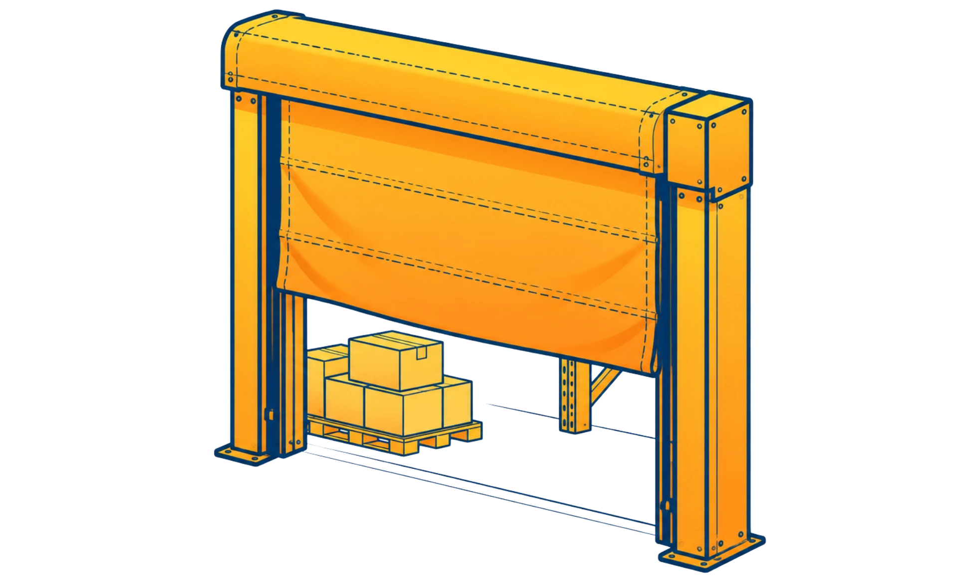 porte souple industrielle