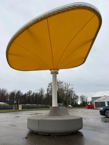 ilot de fraicheur urbain design